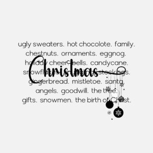christmas black