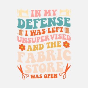 in my defense sewing regular